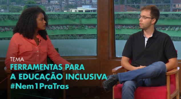 Leandro em palestra